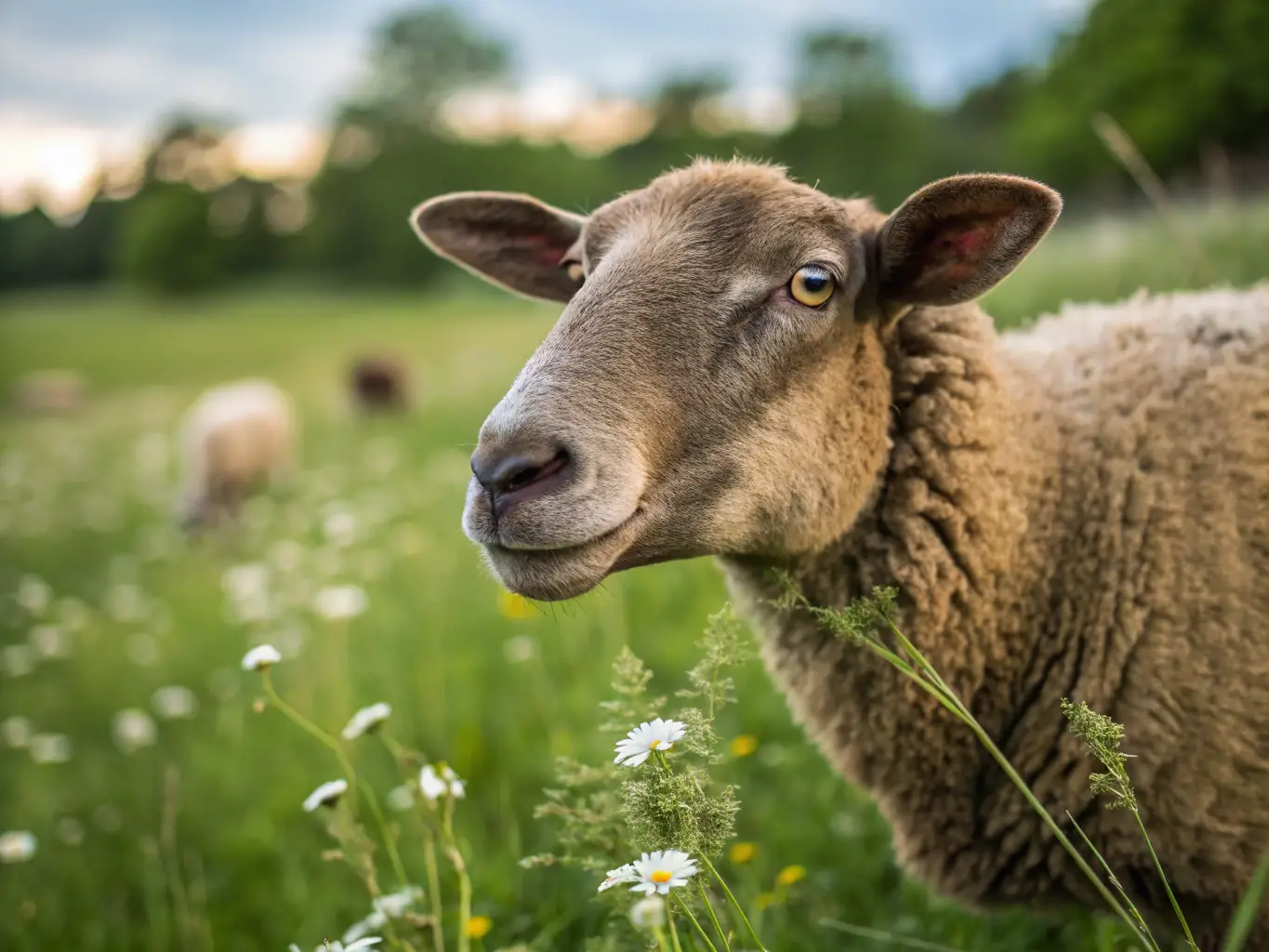 A veterinarian examining a goat on a Canadian farm, showcasing the importance of regular health check-ups and preventative care. The image emphasizes the commitment of Canadian goat farmers to animal health and well-being.