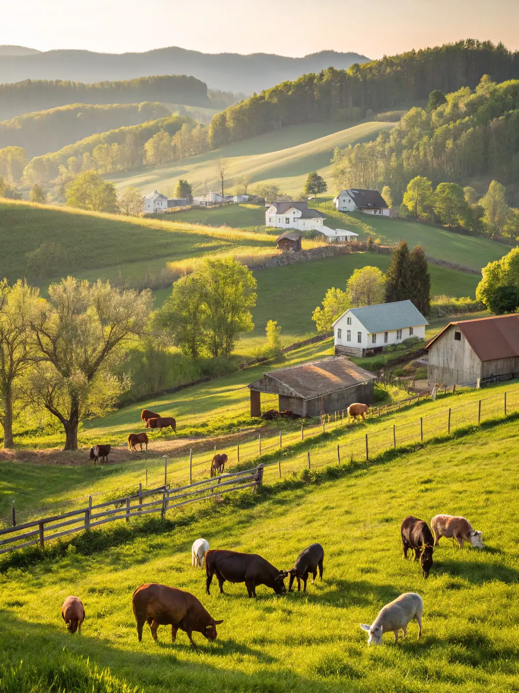 A sturdy goat fencing system installed on a Canadian farm, showcasing its effectiveness in containing goats and protecting them from predators.